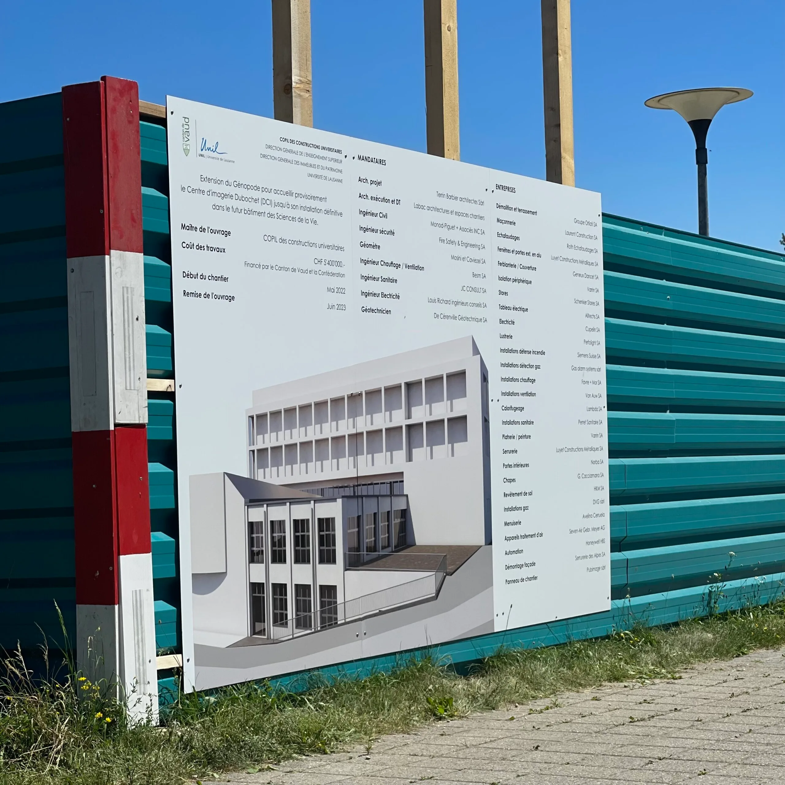 Pubimage - panneau - UNIL